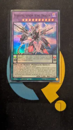 BLZD-EN031 Starving Venom Wing Dragon Super Rare 1st Ed YuGiOh - Image 1