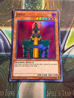 *** JINZO *** 1ST EDITION SUPER RARE HOLOGRAPHIC MYFI-EN041 YUGIOH! - Image 1
