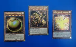 Yugioh 3x Ultra Rare Set/ Winged Dragon Of Ra/ Sphere Mode/ Phoenix/ NM/MINT - Image 1