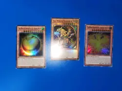 Yugioh 3x Ultra Rare Set/ Winged Dragon Of Ra/ Sphere Mode/ Phoenix/ NM/MINT - Image 2