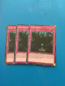 YUGIOH 3x Ultra Rare Lost Wind DUDE-EN049 1st Edition - Image 1