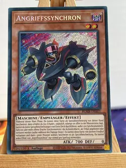 Angriffssynchron BLMR-DE003 Secret Rare Deutsch NM YUGIOH - Image 1