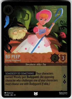 Bo Peep Caring Shepherd Foil 13/204 Wilds Unknown Disney Lorcana - Image 1