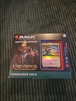 Magic the Gathering Commander Deck Hosts of Mordor Lord of the Rings Sealed 195166205052 - Image 1