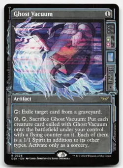 MTG Ghost Vacuum (Showcase) R Duskmourn: House of Horror 326 LP - Image 1