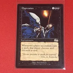 Magic The Gathering Oppression Urza's Saga Nr/Mt Rare - Image 1