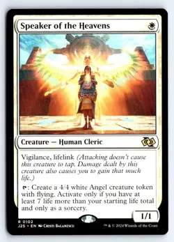 Speaker of the Heavens 102 Rare Foundations Jumpstart Magic: The Gathering NM - Image 1
