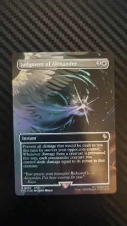 Judgment Of Alexander R0455 Rare Foil Final Fantasy NM MTG. - Image 1