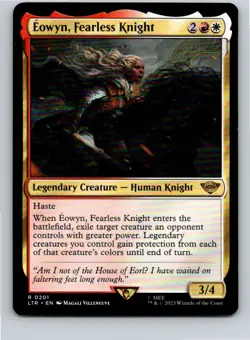 Magic the Gathering Eowyn, Fearless Knight Lord of the Ring MTG Free Shipping! - Image 1