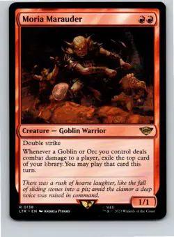 Magic the Gathering Moria Marauder Universes Beyond: The Lord of the Rings MTG - Image 1