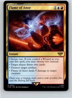 Magic the Gathering Flame of Anor The Lord of the Rings MTG Free Shipping! - Image 1