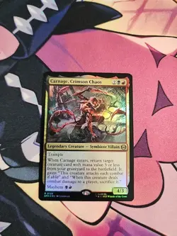 Carnage, Crimson Chaos Marvel's Spider-Man Foil MTG 0125 - Image 1