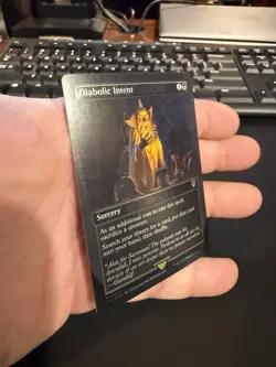 Diabolic Intent (Borderless Foil) Lord of the Rings 526 NM - Image 2