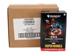 MAGIC THE GATHERING MARVEL SUPER HEROES COMMANDER 4-DECK CASE - Image 1