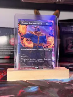 Thanos, Death's Consort (Borderless) 508 MTG Commander: Marvel Super Heroes MSC - Image 1