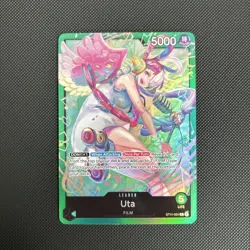 ONE PIECE TCG: UTA ST16 ST11-001 LEADER GREEN Starter Deck Uta CCG - Image 1