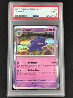 Pokemon 2023 Gengar 094/165 PSA 9 - Image 1