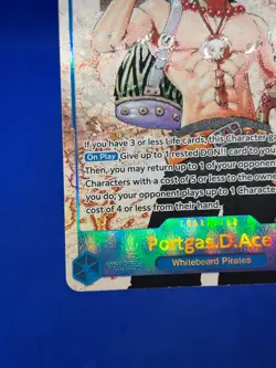 One Piece Carrying On His Will Portgas D Ace OP13-119 Alternate Alt Art SEC NM - Image 5