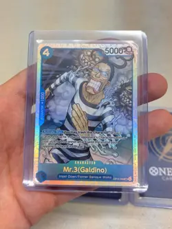 LOT of 4 - One Piece TCG Mr.3 (Galdino) OP16-056 SR Holo - Image 2