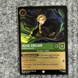 Disney Lorcana Wilds Unknown Helga Sinclair 73/204 Common Foil - Image 1