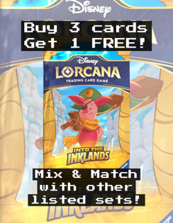 (RESTOCK 6/24) Disney Lorcana TCG: Into The Inklands (Set #3) CHOOSE YOUR CARDS! - Image 1