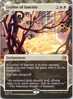 Leyline of Sanctity - Wilds of Eldraine: Enchanting Tales - 10 NM - Image 1
