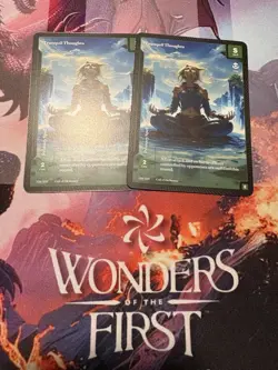 X2 Wonders of The First Tranquil Thoughts Playset Epic Rare Call Of The Stones - Image 1
