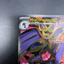 Pokemon Mega Dragalge EX Rare Full Art Holo 104/086 Me04: Chaos Rising - Image 2