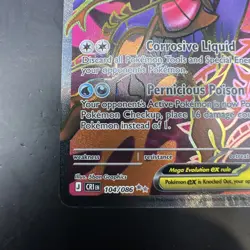 Pokemon Mega Dragalge EX Rare Full Art Holo 104/086 Me04: Chaos Rising - Image 4