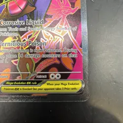 Pokemon Mega Dragalge EX Rare Full Art Holo 104/086 Me04: Chaos Rising - Image 5