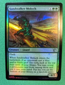 MTG - Sandstalker Moloch FOIL - March of the Machine - Pack Fresh!! - Image 1