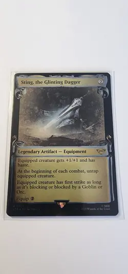 Sting, the Glinting Dagger (Showcase Scrolls) R UB: LTR: Tales of ME 701 NM Foil - Image 1