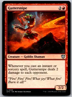 Guttersnipe 169 C Commander: Outlaws of Thunder Junction Magic: The Gathering NM - Image 1