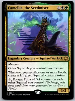 Camellia, the Seedmiser 207 R Bloomburrow Magic: The Gathering NM - Image 1