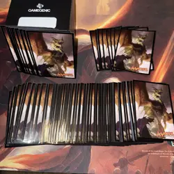 Commander 2017 Mtg Draconic Domination Complete Deck Nm With Matching Sleeves - Image 2