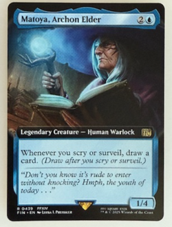 Magic the Gathering: Matoya, Archon Elder (Extended Art) Final Fantasy Reg NM - Image 1