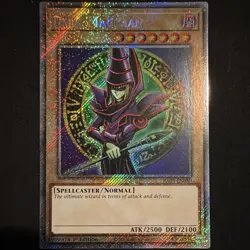 Yu-Gi-Oh! Quarter Century Bonanza Dark Magician RA03-EN080 1st Ed PlatinumSecret - Image 1