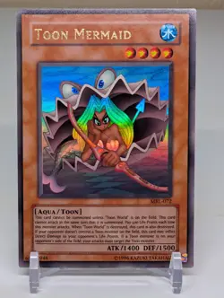 Toon Mermaid MRL-072 Ultra Rare Holo Magic Ruler LP - Image 1