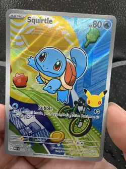 Pokemon Squirtle First Partner Card. Promo 039. 30th Anniversary Stamp - Image 1