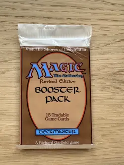 Magic the Gathering REVISED 3rd Ed Booster English FACTORY SEALED 1994 MTG - Image 1