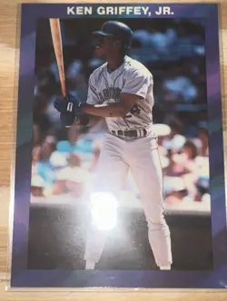 ken griffey Jr seattle mariners promo cards 1990-5 different Cards Near Mint - Image 3