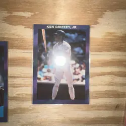 ken griffey Jr seattle mariners promo cards 1990-5 different Cards Near Mint - Image 5