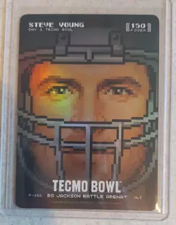 Bo Jackson Battle Arena Tecmo Day 1 Pixel Promo Alt Steve Young - Image 1