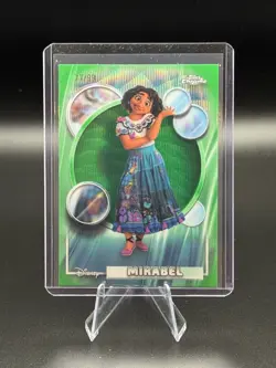 2026 Topps Chrome Disney Mirabel Green Wave Refractor /99 #5 Hobby Box Exclusive - Image 1