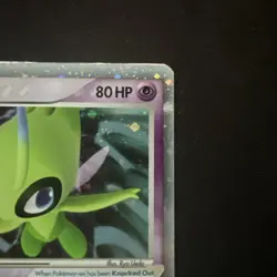 Pokemon TCG Celebi EX Ultra Rare Card 17/17 Pop Series 2 Promo LP- - Image 3