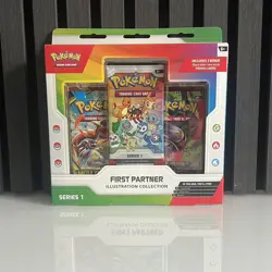 Pokemon TCG First Partner Pack Series 1 Sealed 3 Packs English Promo - Image 1
