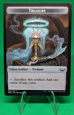4x Magic Treasure Token Maestros 14/17 Streets of New Capenna - Image 1