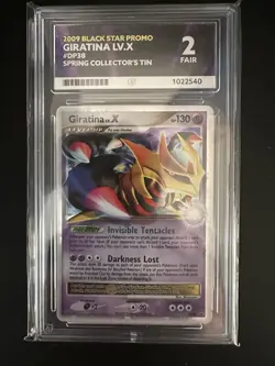 Pokemon TCG Giratina LV.X Holo Diamond & Pearl Promo DP38 Ace graded 2 Pop 1 - Image 1