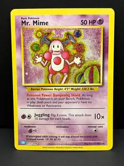Mr. Mime 013/034 Holo Classic Collection Trading Card Game Classic Pokemon NM - Image 1