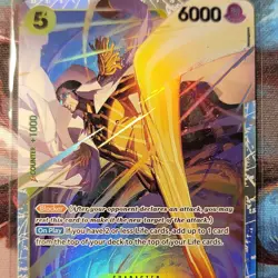 Bandai One Piece Card Game Borsalino EB04-058 Egghead SR Alt Art Foil - Image 4